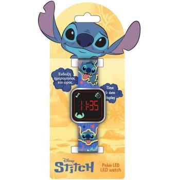 Luna: Stitch LED-es karóra kép