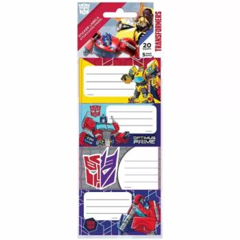 Luna: Transformers füzetcímke 20db-os csomag kép