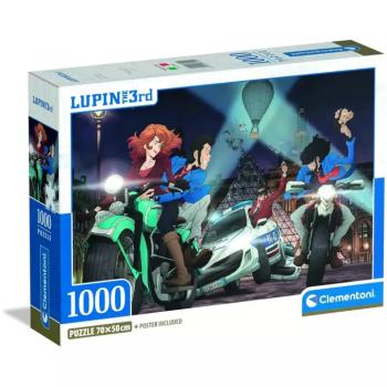 Lupin the 3rd - Párizsi üldözés 1000db-os puzzle - Clementoni kép