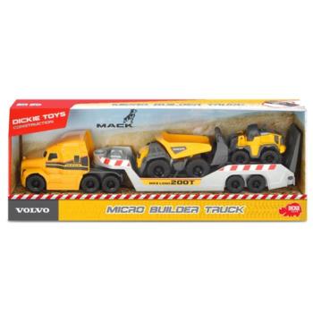 Mack Volvo Micro Builder Truck kamion 32cm - Dickie Toys kép