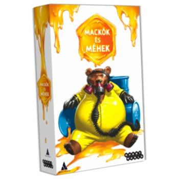Mackók és Méhek társasjáték kép