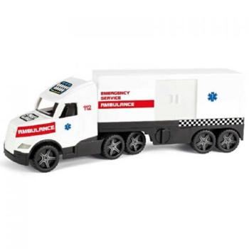 Magic Truck: Mentőkamion fluoreszkáló lámpákkal 81cm - Wader