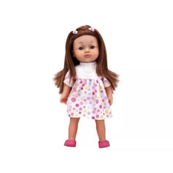 Magyarul beszélő Charlotte baba virágos ruhában - 36 cm kép