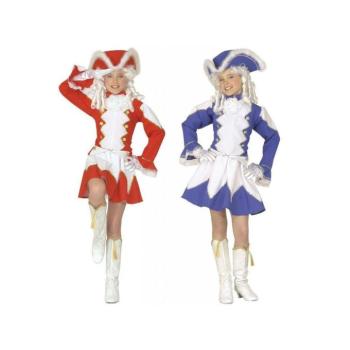 Majorette lány jelmez piros színben 140-es méretben