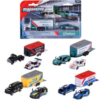 Majorette: Racing Deluxe kisautó utánfutóval többféle változatban 1db - Simba Toys kép