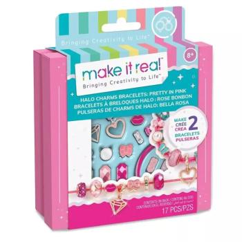 Make It Real: Ékszerkészítés, halo charm karkötők pink tárolóban kép