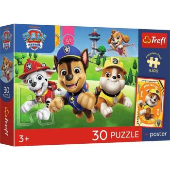 Mancs Őrjárat 30db-os prémium plusz kids puzzle poszterrel - Trefl kép