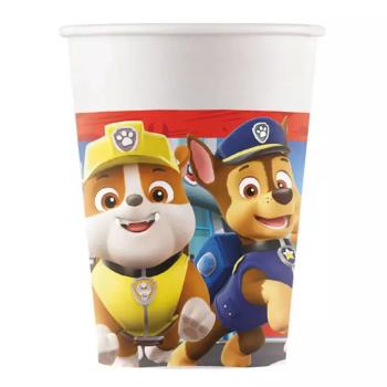 Mancs Őrjárat 8 db-os papírpohár szett 200ml kép