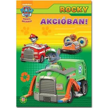 Mancs Őrjárat: Rocky akcióban! foglalkoztató könyv kép