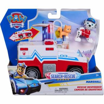 Mancs Őrjárat: Search & Rescue Hátrahúzható Marshall járgánya figurával - Spin Master kép