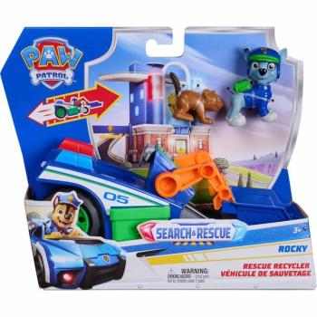 Mancs Őrjárat: Search & Rescue Hátrahúzható Rocky járgánya figurával - Spin Master kép