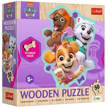 Mancs őrjárat - Vidám csapat - 50 db-os fa puzzle - Trefl kép