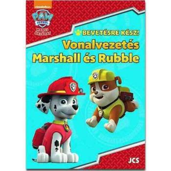 Mancs Őrjárat: Vonalvezetés - Marshall és Rubble foglalkoztató füzet kép