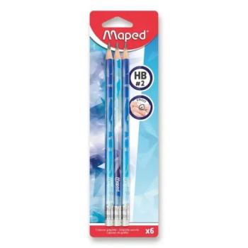 Maped: Arctic háromszögletű grafitceruza radírral - 3 db-os csomag kép