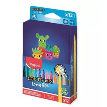 Maped: Color Peps Longlife filctoll készlet - kimosható, 12 db-os kép