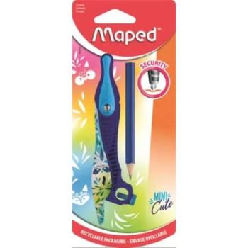 Maped: Mini Cute körző, ceruzával és adapterrel - kék kép