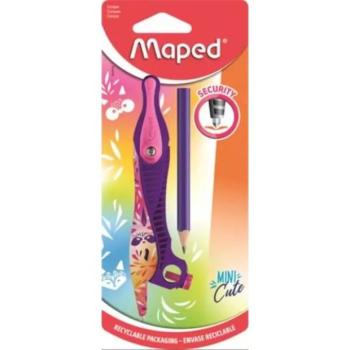 Maped: Mini Cute körző, ceruzával és adapterrel - lila kép