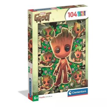 Marvel A galaxis őrzői Groot 104db-os supercolor puzzle - Clementoni kép