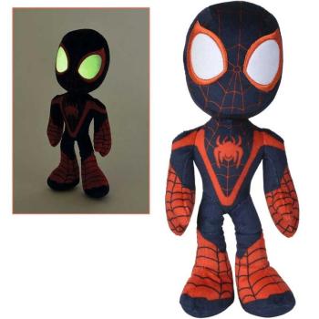 Marvel: Amazing Friends - Pókember Miles Morales plüssfigura sötétben világító szemekkel 25cm kép