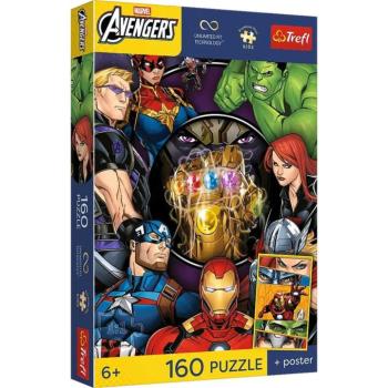Marvel Bosszúállók 160db-os UFT puzzle poszterrel - Trefl kép