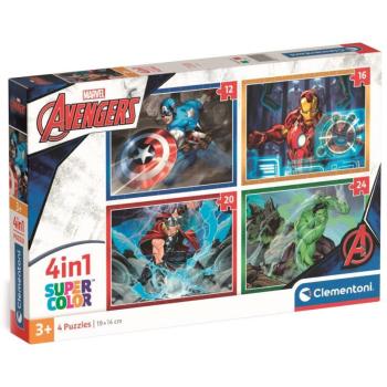 Marvel: Bosszúállók 4az1-ben Supercolor puzzle - Clementoni kép