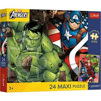 Marvel Bosszúállók a csapat 24db-os Maxi puzzle - Trefl kép