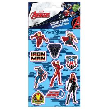 Marvel Bosszúállók öntapadós matrica szett 8x12cm-es íven 5db kép