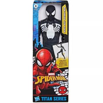 Marvel Bosszúállók: Titan Series Black Suit Spider-Man figura 30cm - Hasbro kép