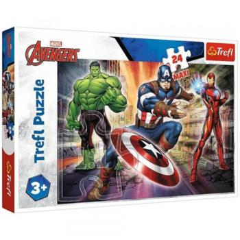 Marvel Bosszúállók Trio 24db-os Maxi puzzle - Trefl kép