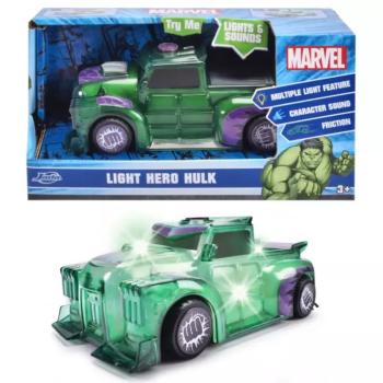 Marvel: Light Hero Hulk karakter járgány fény és hang effektekkel - Jada Toys kép
