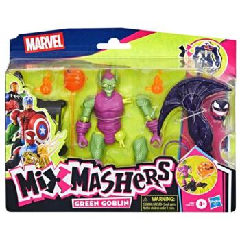 Marvel Mix Mashers: Pókember Zöld manó figura kiegészítőkkel - Hasbro kép