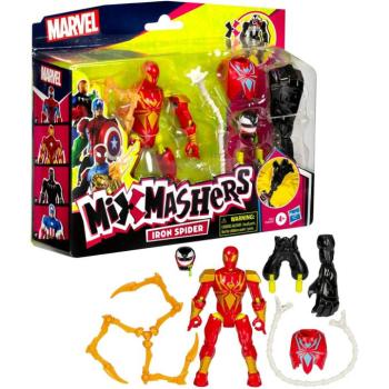Marvel: Mix Mashers Vas pókember figura kiegészítőkkel - Hasbro kép