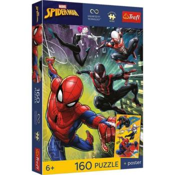 Marvel Pókember 160db-os UFT puzzle poszterrel - Trefl kép