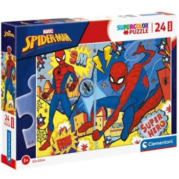 Marvel: Pókember Supercolor Maxi puzzle 24db-os - Clementoni kép