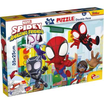 Marvel Spidey 2 az 1-ben 24db-os puzzle és színező 35x25cm - Lisciani kép