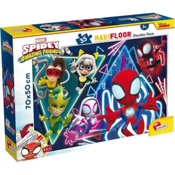 Marvel Spidey 2 az 1-ben maxi 35db-os puzzle és színező 70x50cm - Lisciani kép