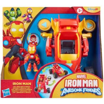 Marvel: Vasember 2 az 1-ben Mech Iron Man autó és figuraszett - Hasbro kép