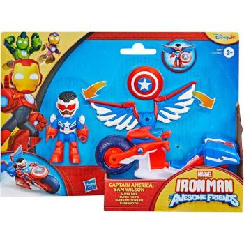 Marvel Vasember és csodálatos barátai - Amerika kapitánya és Super Bike járműve - Hasbro kép