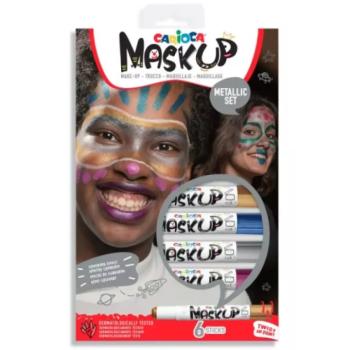 MaskUp Metallic 6db-os arcfestő szett - Carioca kép
