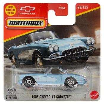 Matchbox: 1958 Chevrolet Corvette kisautó 1/64 - Mattel kép