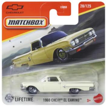 Matchbox: 1960 Chevy El Camino bézs kisautó 1/64 – Mattel kép