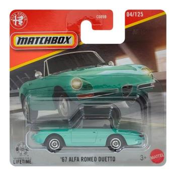 Matchbox: 1967 Alfa Romeo Duetto kisautó 1/64 - Mattel kép