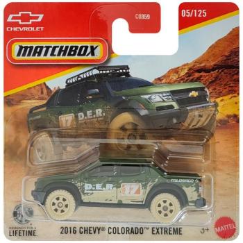 Matchbox: 2016 Chevrolet Colorado Xtreme kisautó 1/64 - Mattel kép