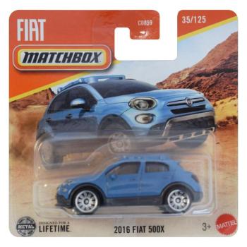 Matchbox: 2016 Fiat 500X kisautó 1/64 - Mattel kép