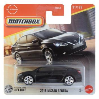 Matchbox: 2016 Nissan Sentra fekete kisautó 1/64 - Mattel kép