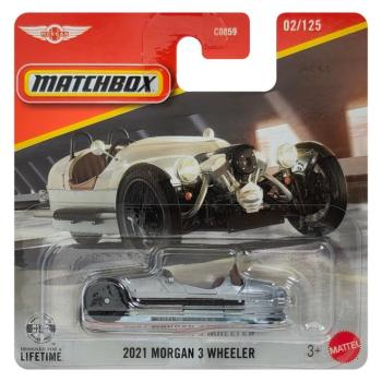 Matchbox: 2021 Morgan 3 Wheeler ezüst kisautó 1/64 - Mattel kép