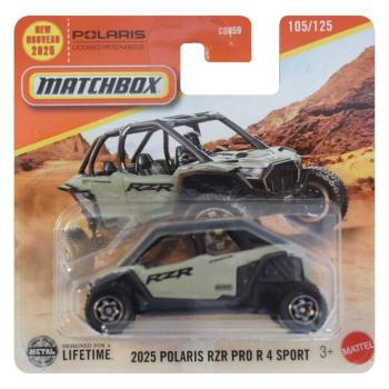 Matchbox: 2025 Polaris RZR Pro R 4 Sport kisautó 1/64 - Mattel