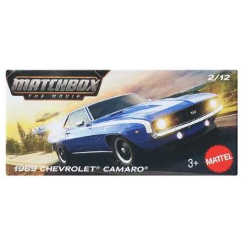 Matchbox A Film: 1969 Chevrolet Camaro papírdobozos kisautó 1/64 – Mattel kép