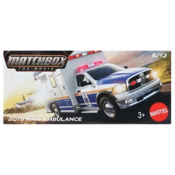 Matchbox A Film: 2019 RAM Ambulance papírdobozos kisautó 1/64 – Mattel kép