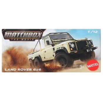 Matchbox A Film: Land Rover 6x6 papírdobozos kisautó 1/64 – Mattel kép